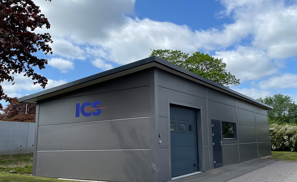 ICS’ lagerbygning