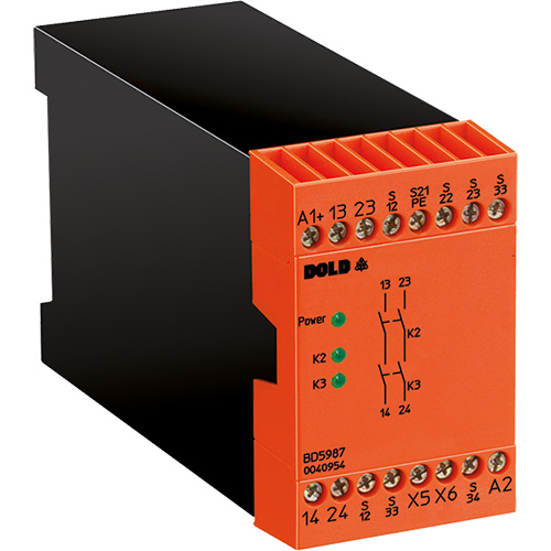 DOLD SAFEMASTER sikkerhedsrelæ BD 5987