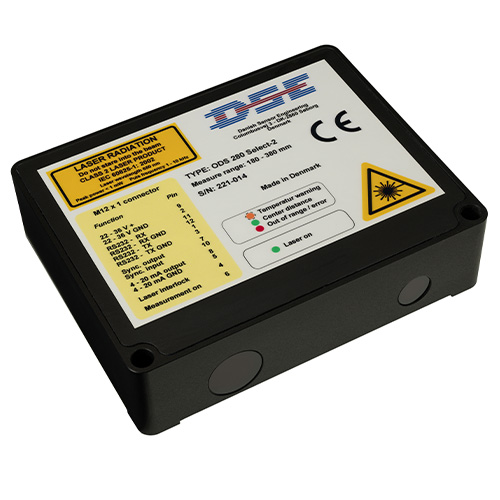 Danish Sensor Engineering Black-Line afstandsmåler produktbillede